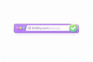 Browser address bar showing a customizable form link