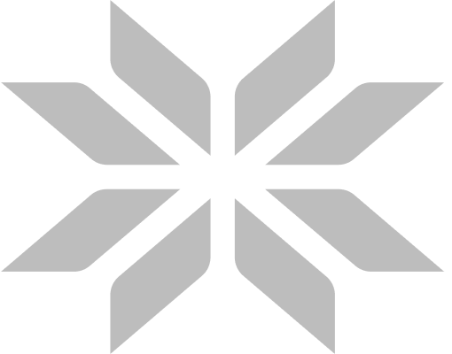 Minimal logo with two slanted bars forming a sleek monogram.