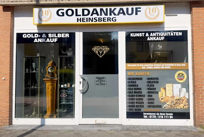 Goldankauf Heinsberg - Geschäft Frontansicht