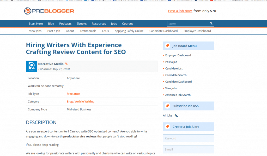 finding the best content writers