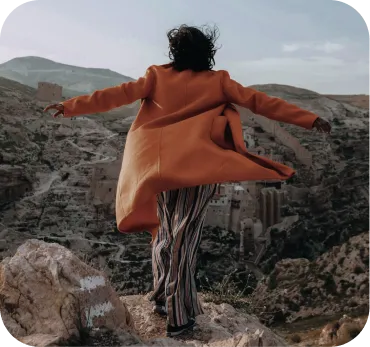 Best Business To Start In Dubai: Adventurous entrepreneur explores rocky landscape