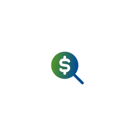 LLC Company Formation In Dubai with financial search and dollar symbol