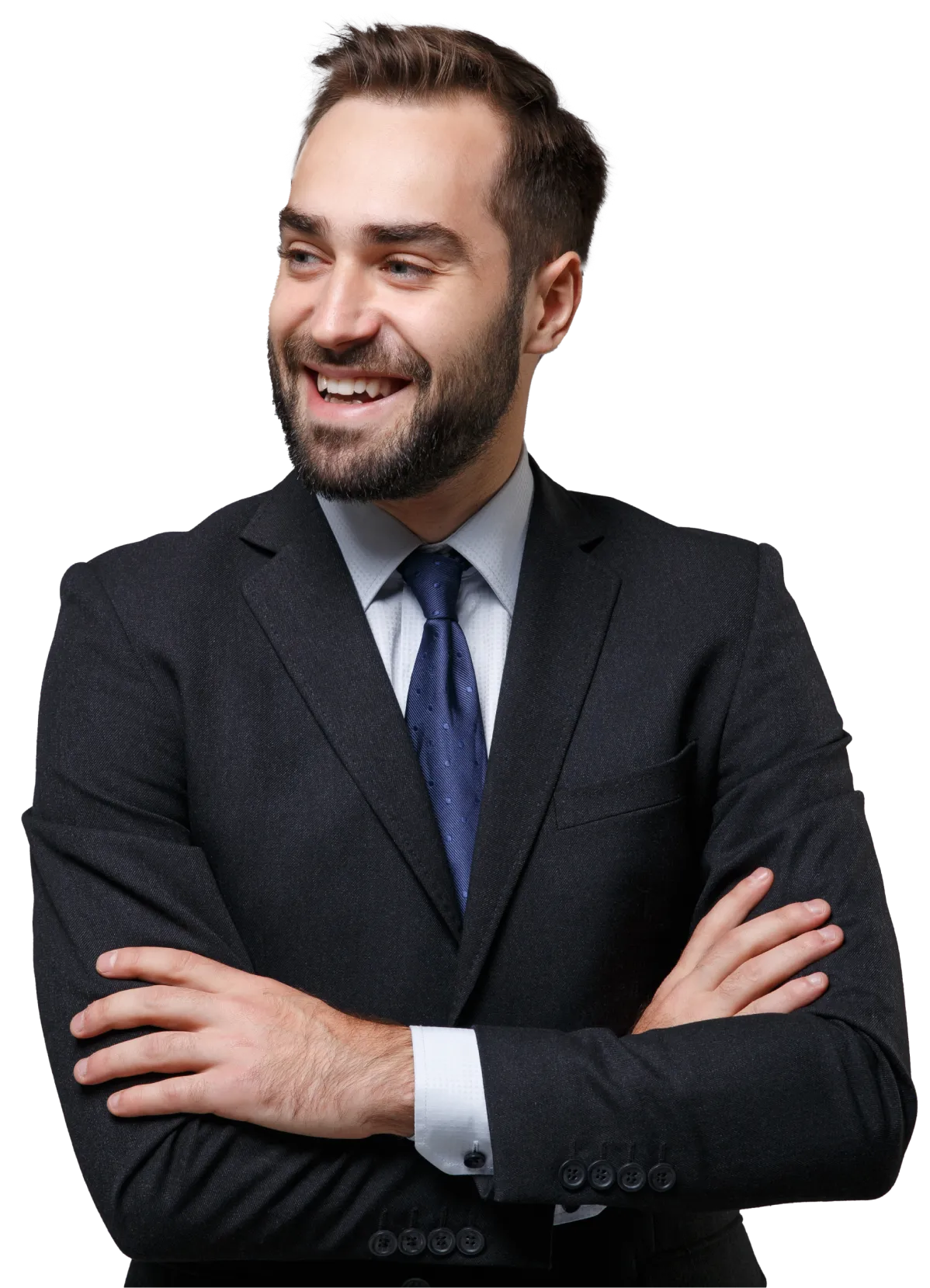 Confident businessman representing LLC company formation in Dubai