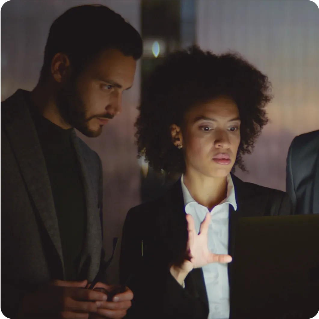 Business professionals discussing Freezone company setup in Dubai