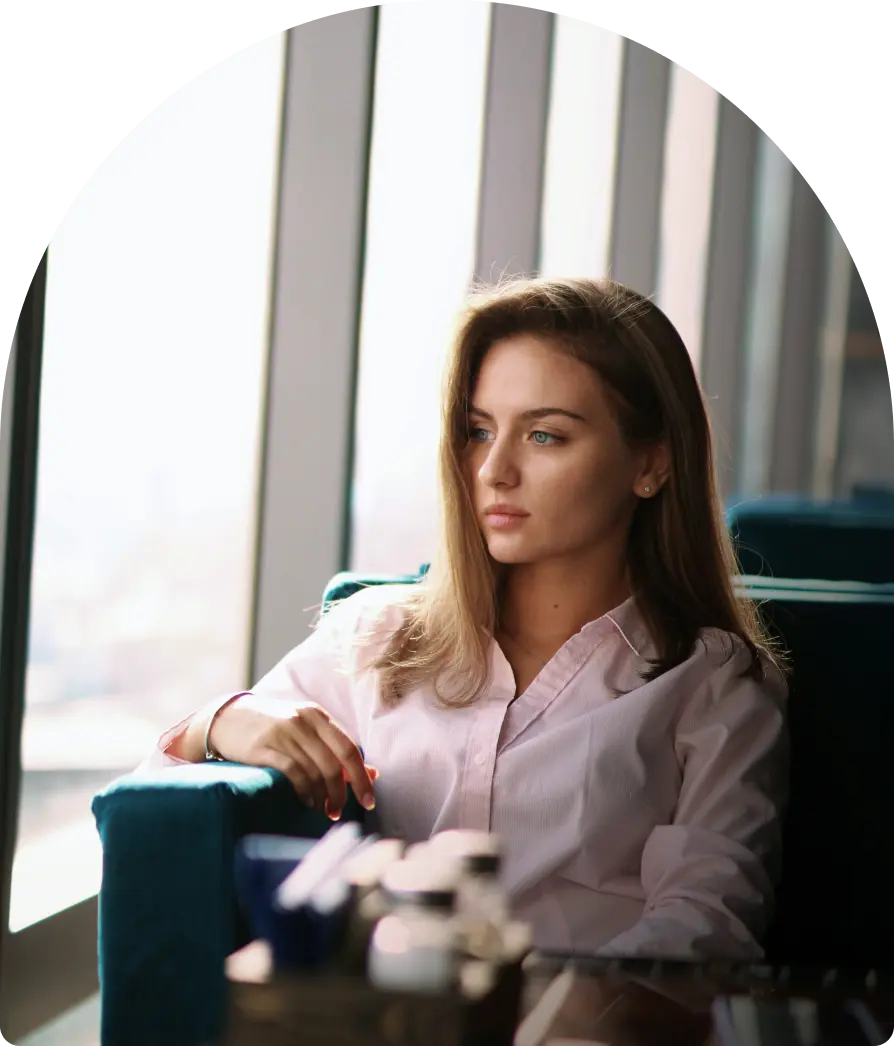Establish Company In Dubai: Professional woman contemplating business strategy