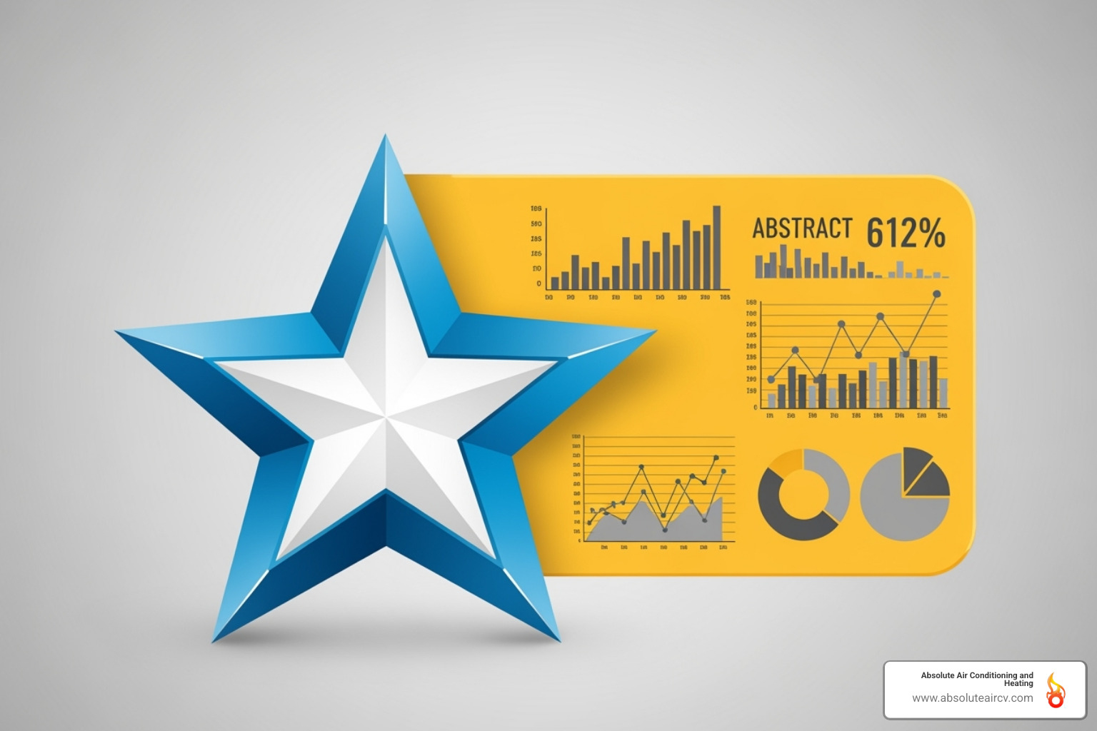 ENERGY STAR logo next to a SEER rating label - Energy efficient HVAC upgrades