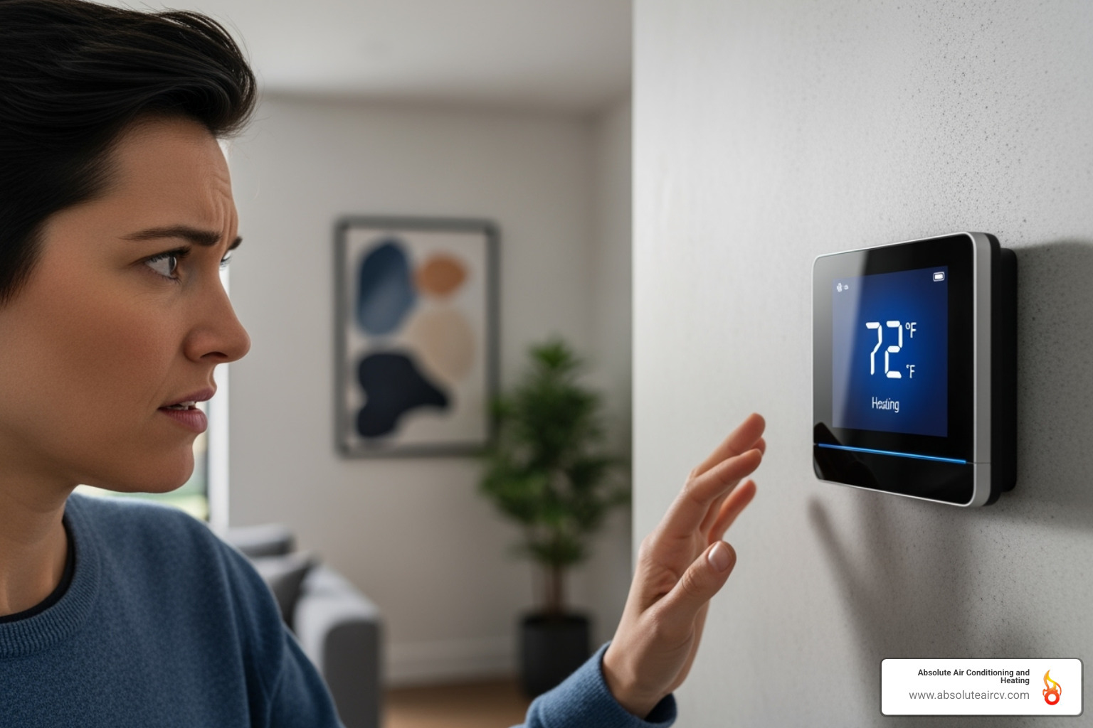 homeowner concerned at thermostat - residential ac services palm springs