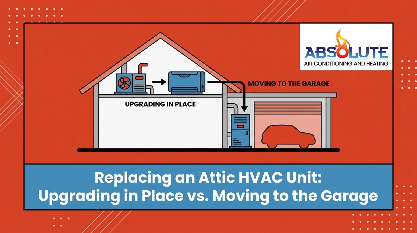 Replacing an Attic HVAC Unit: Upgrading in Place vs. Moving to the Garage