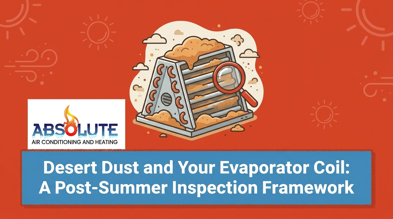 Desert Dust and Your Evaporator Coil: A Post-Summer Inspection Framework