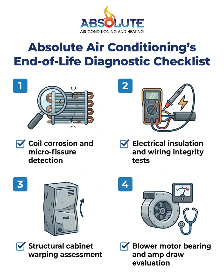 Absolute Air Conditioning's End-of-Life Diagnostic Checklist