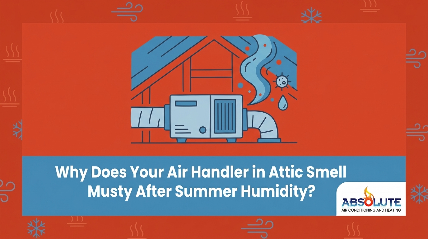 Addressing the Musty Smell from Your Attic Air Handler After Summer Humidity
