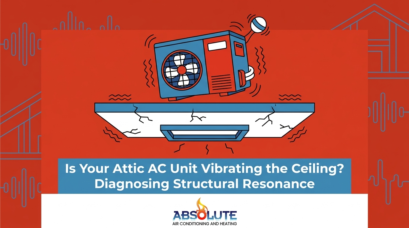 Is Your Attic AC Unit Vibrating the Ceiling? Diagnosing Structural Resonance
