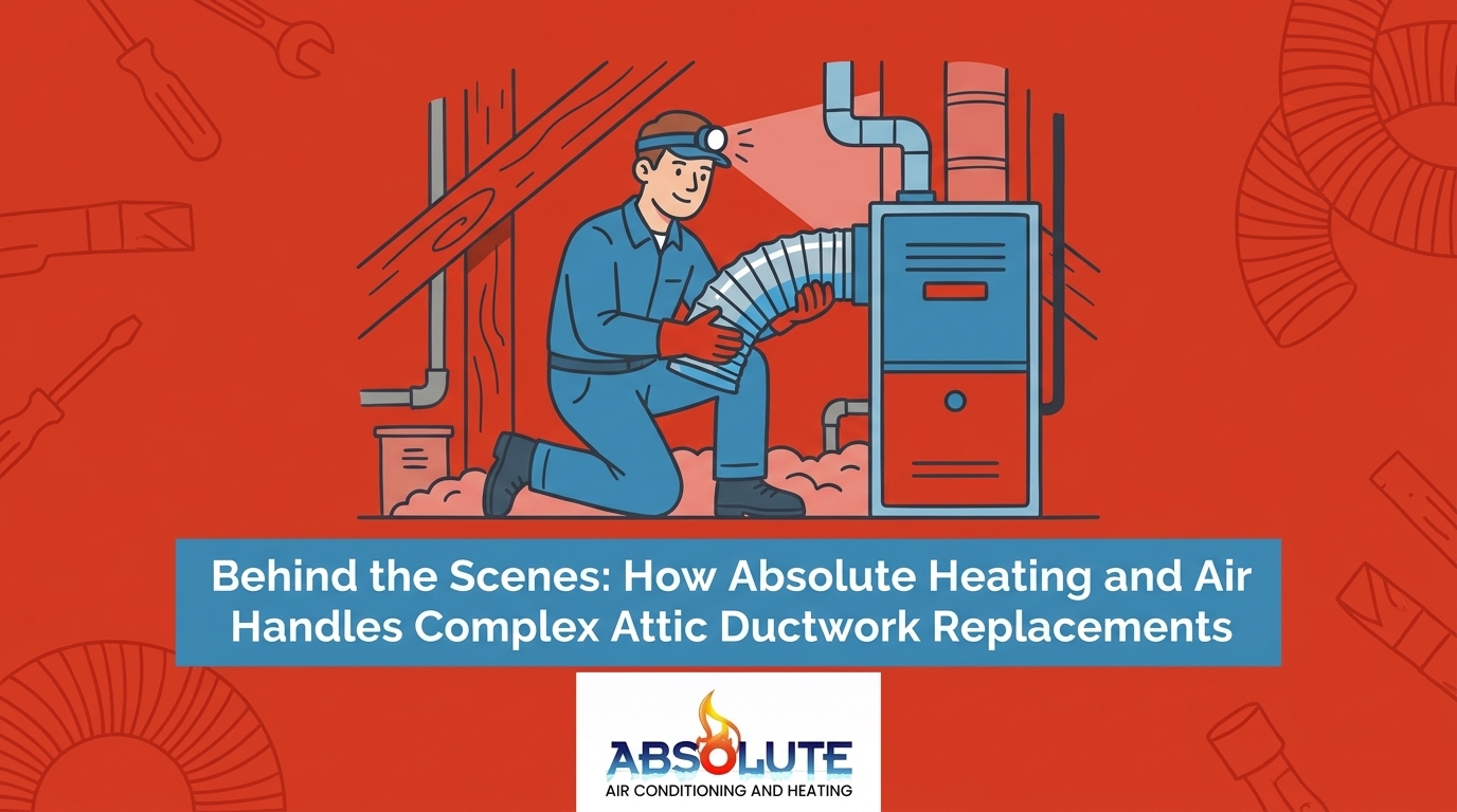 How Absolute Heating and Air Handles Complex Attic Ductwork Replacements