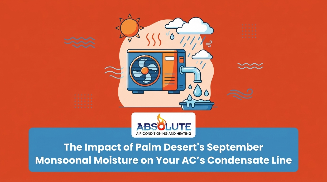 The Impact of Palm Desert's September Monsoonal Moisture on Your AC's Condensate Line