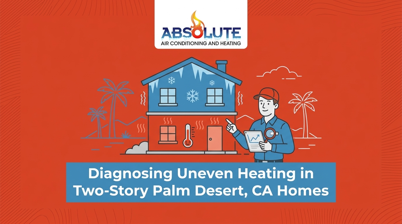 How Absolute Air Conditioning Diagnoses Uneven Heating in Two-Story Palm Desert Homes