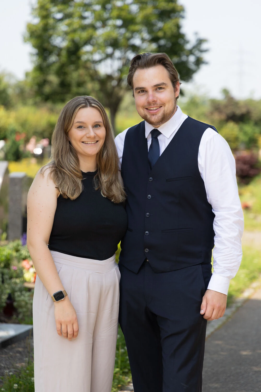Stephanie und Max Meyle, Inhaber von Meyle Bestattungen