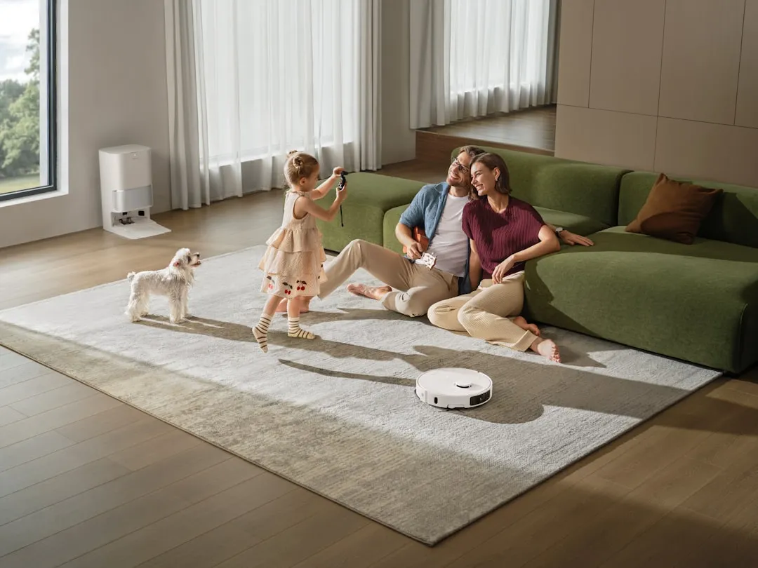 A family comfortably enjoying their living room, indicating superior comfort provided by a premium heat pump system - premium heat pump installation in applegate or