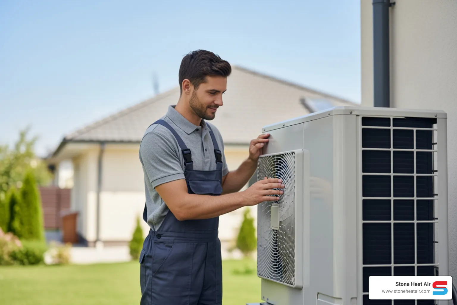 Infographic showing the benefits of regular heat pump maintenance: clean filters improve energy efficiency by up to 15%, bi-annual professional tune-ups extend system lifespan to 20+ years, routine maintenance prevents costly emergency repairs, and proper care improves indoor air quality by removing allergens and wildfire particulates common in Medford OR - heat pump maintenance in medford or