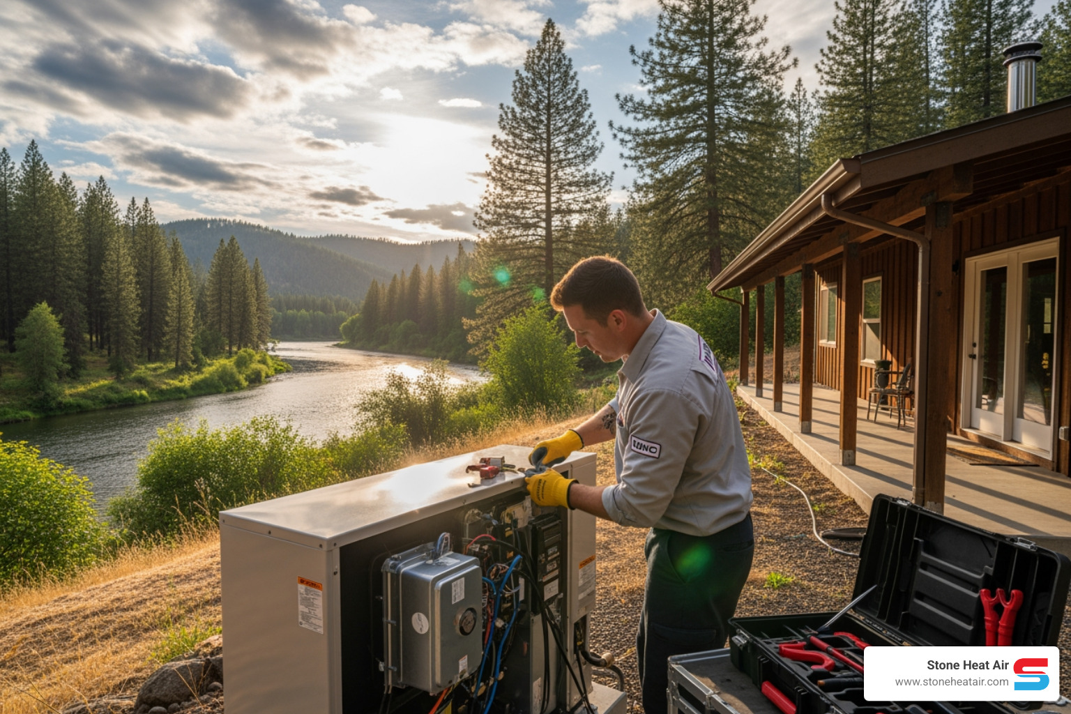 Infographic detailing common heat pump repair issues and their symptoms, including lack of heating/cooling, strange noises, and increased energy bills - heat pump repair in shady cove, or