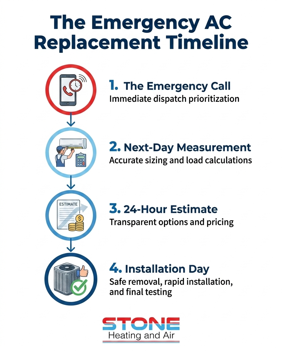 The Emergency AC Replacement Timeline