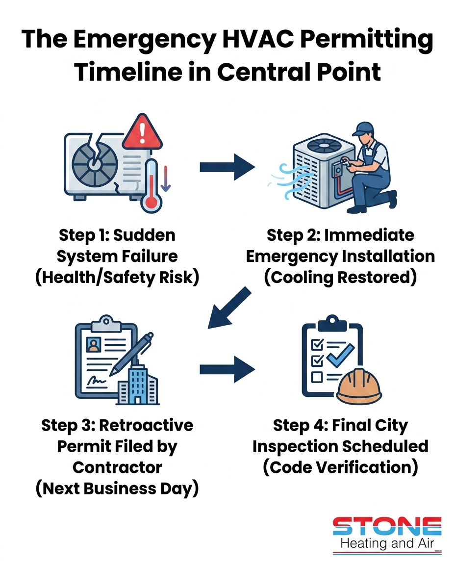 The Emergency HVAC Permitting Timeline in Central Point