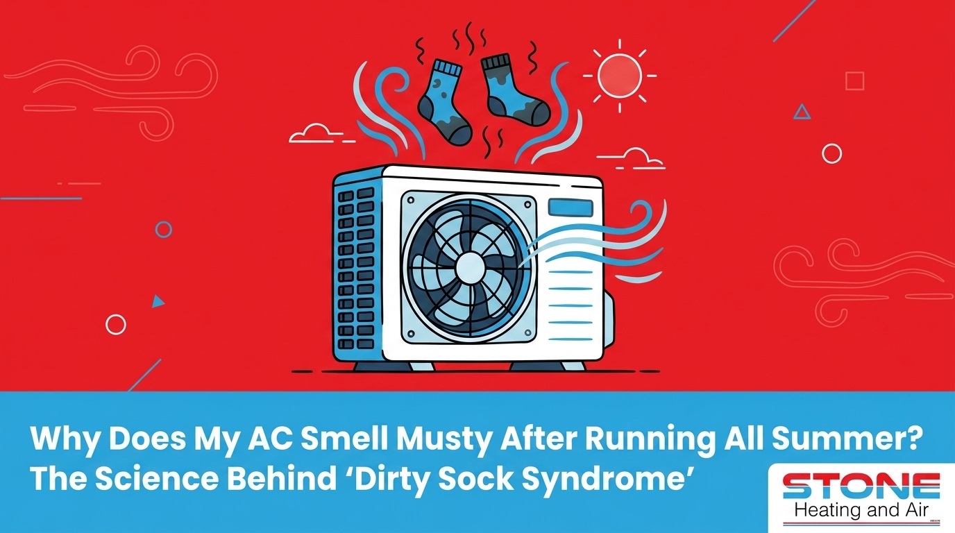 Why Does My AC Smell Musty After Running All Summer? The Science Behind 'Dirty Sock Syndrome' — featured image