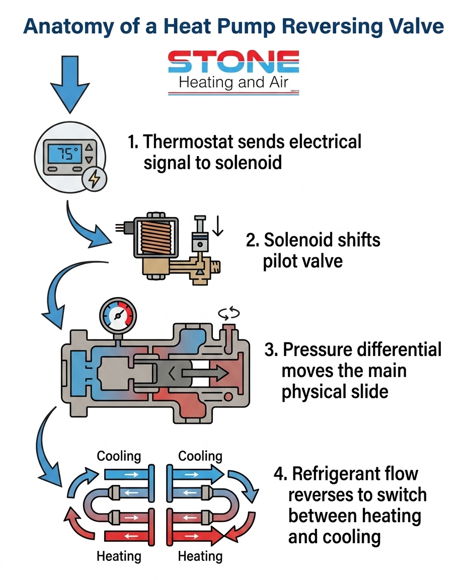 Anatomy of a Heat Pump Reversing Valve