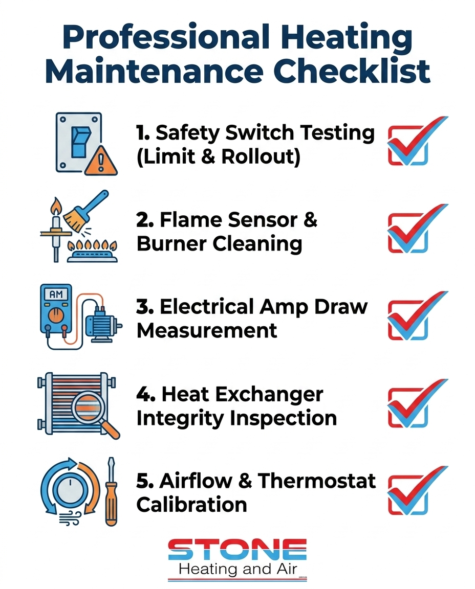 Professional Heating Maintenance Checklist