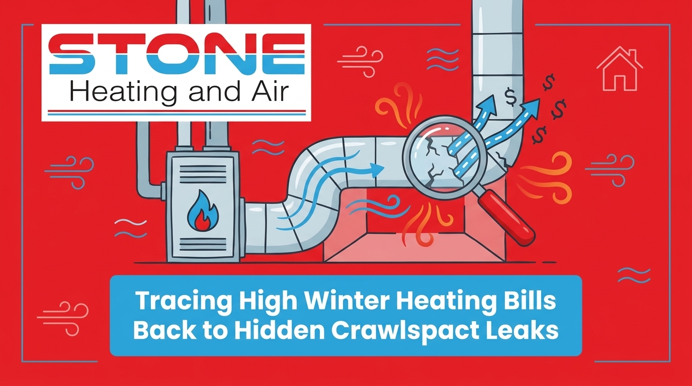 Tracing High Winter Heating Bills Back to Hidden Crawlspace Duct Leaks — featured image