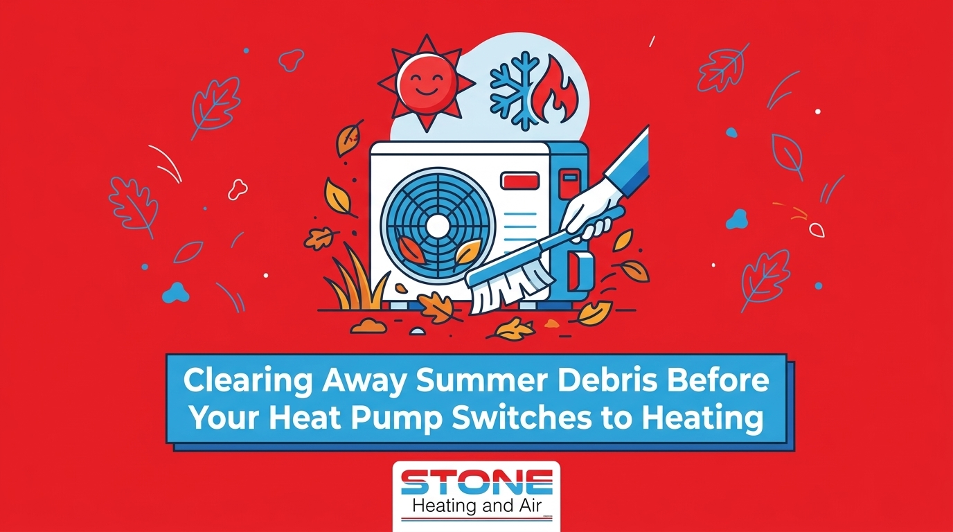 Clearing Away Summer Debris Before Your Heat Pump Switches to Heating — featured image
