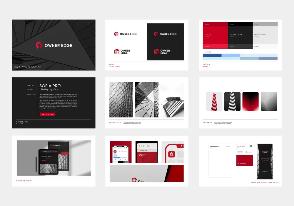 Identitate vizuala real estate owner edge_manual brand