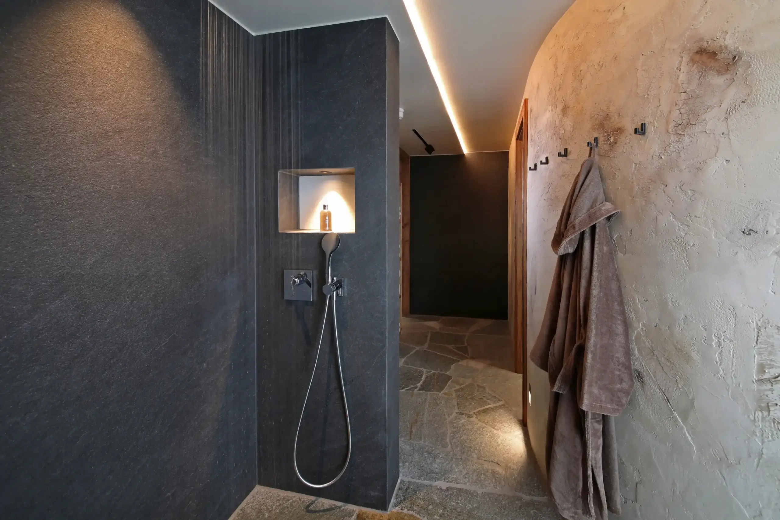 Chalet O Galerie Drinnen Duschen