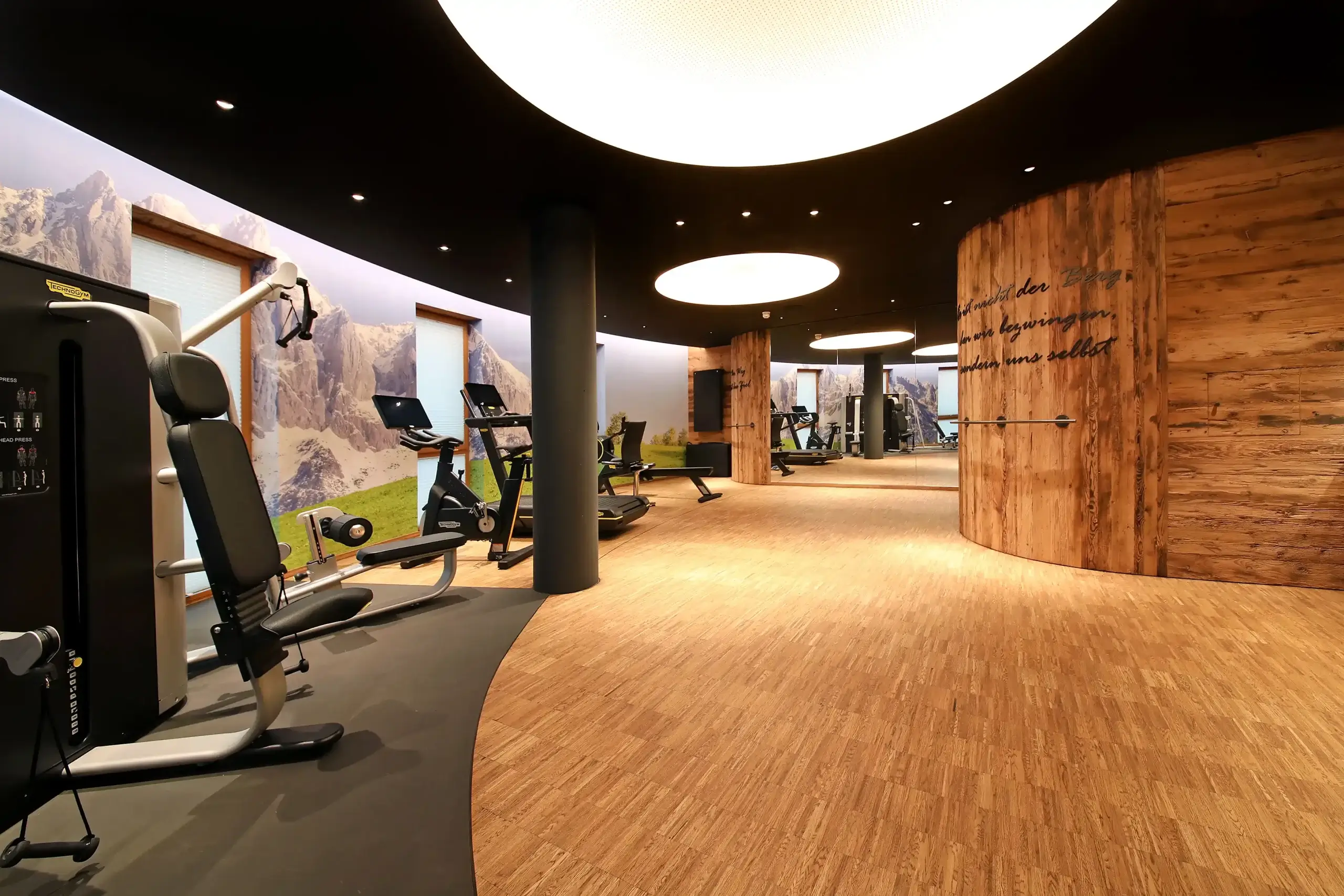 Chalet O Galerie Drinnen Fitness Raum