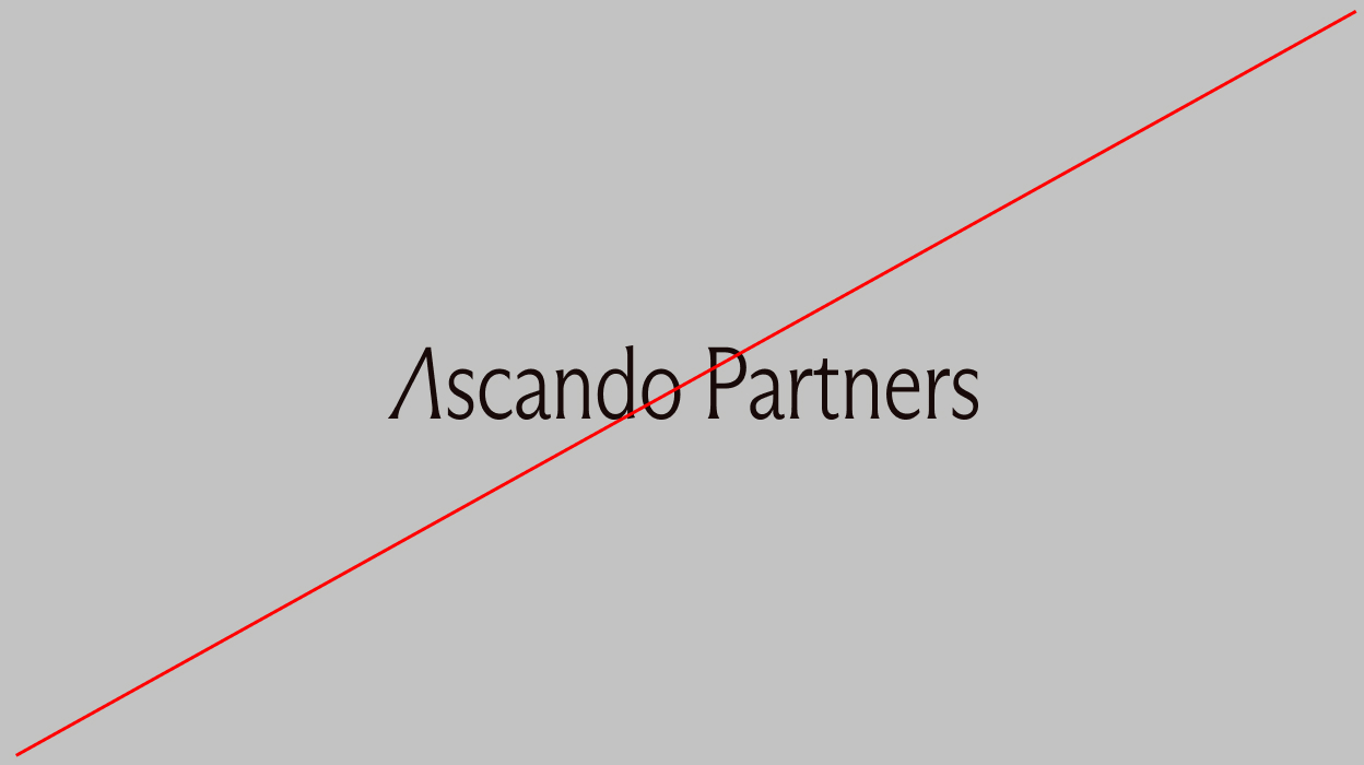 Ascendo Partners company logo in black text on a light grey background.