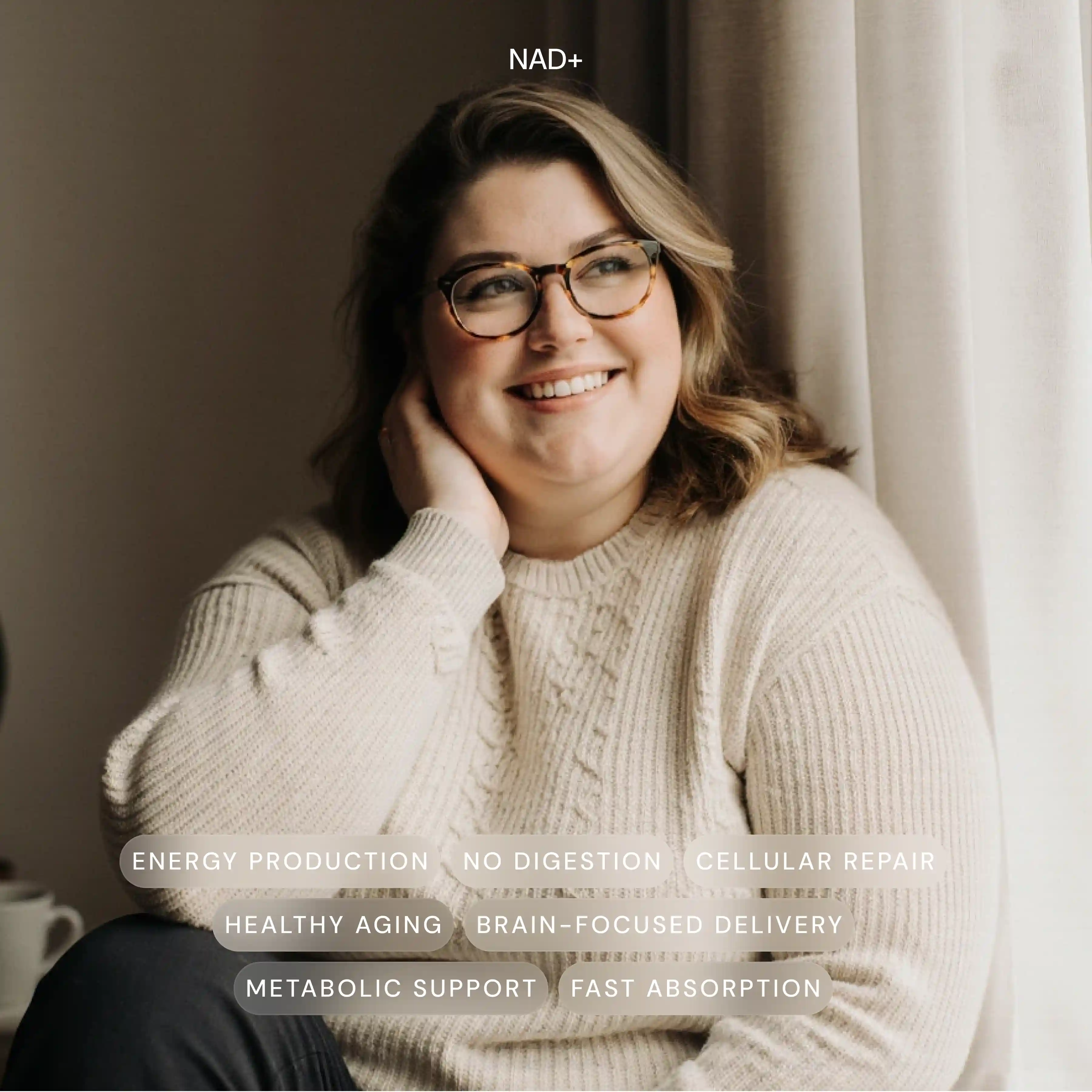 Woman representing healthy aging and wellness support