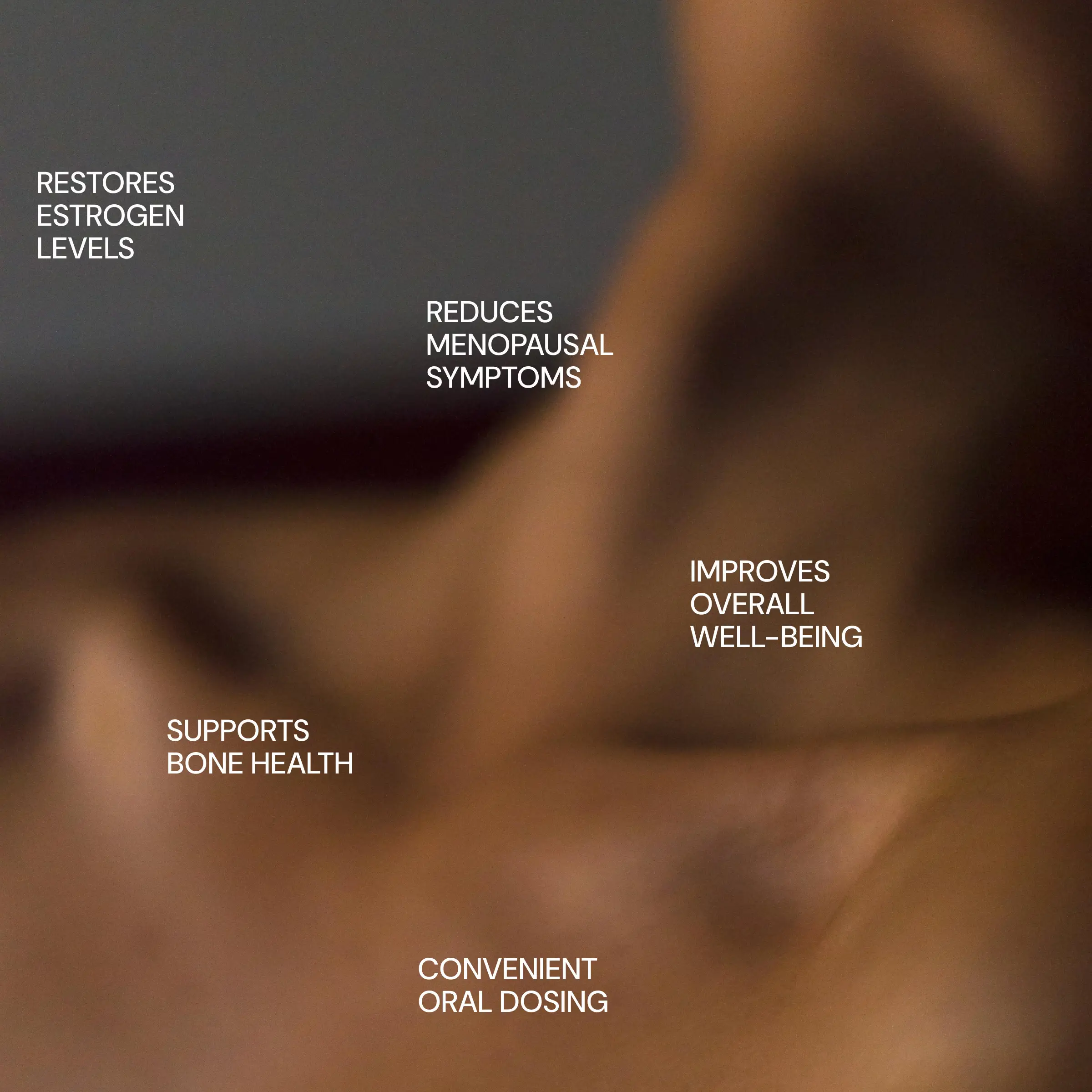 Woman back representing hormone replacement support and wellness care