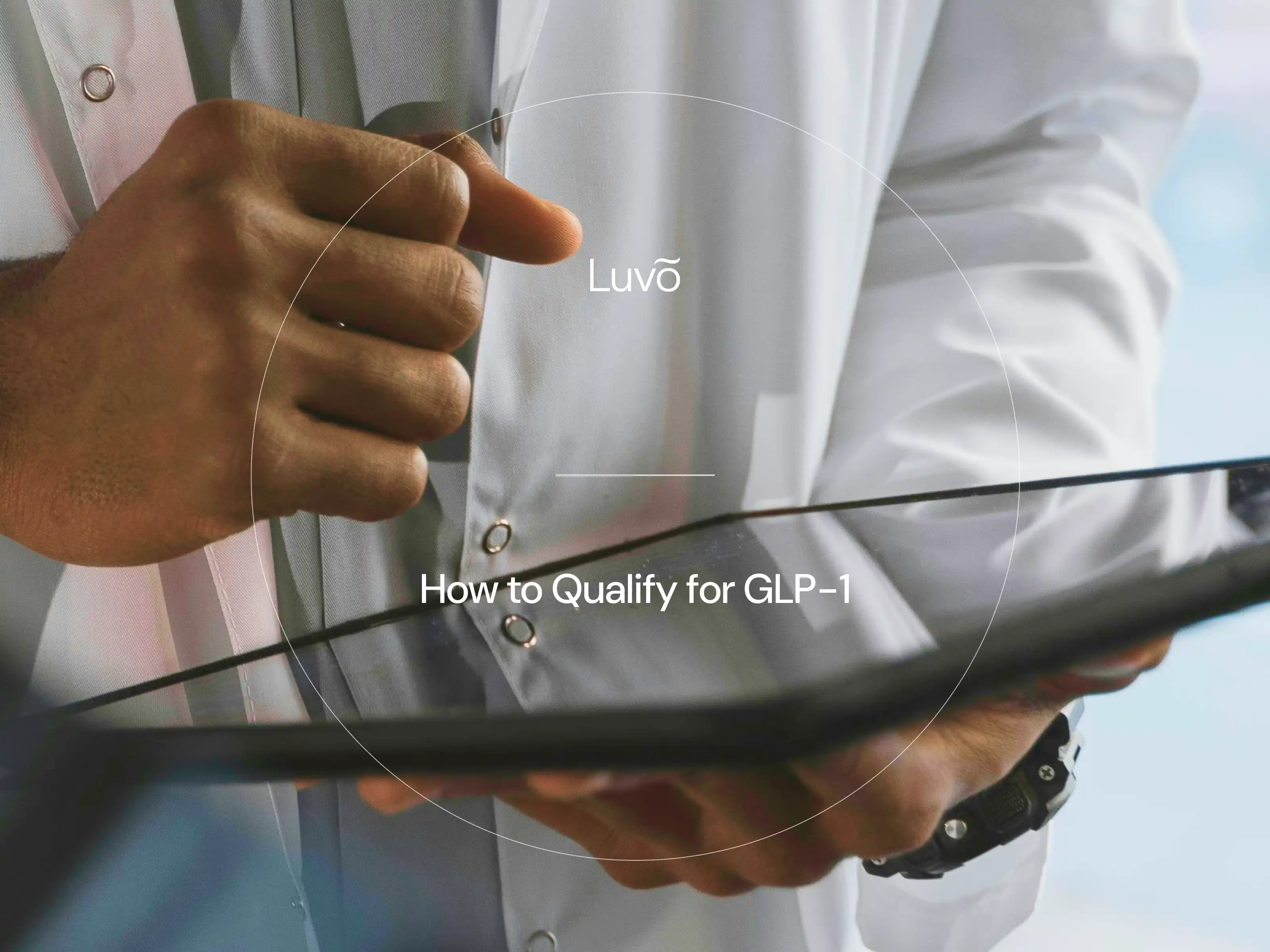 Clinician holding a tablet representing what to ask your doctor about GLP-1