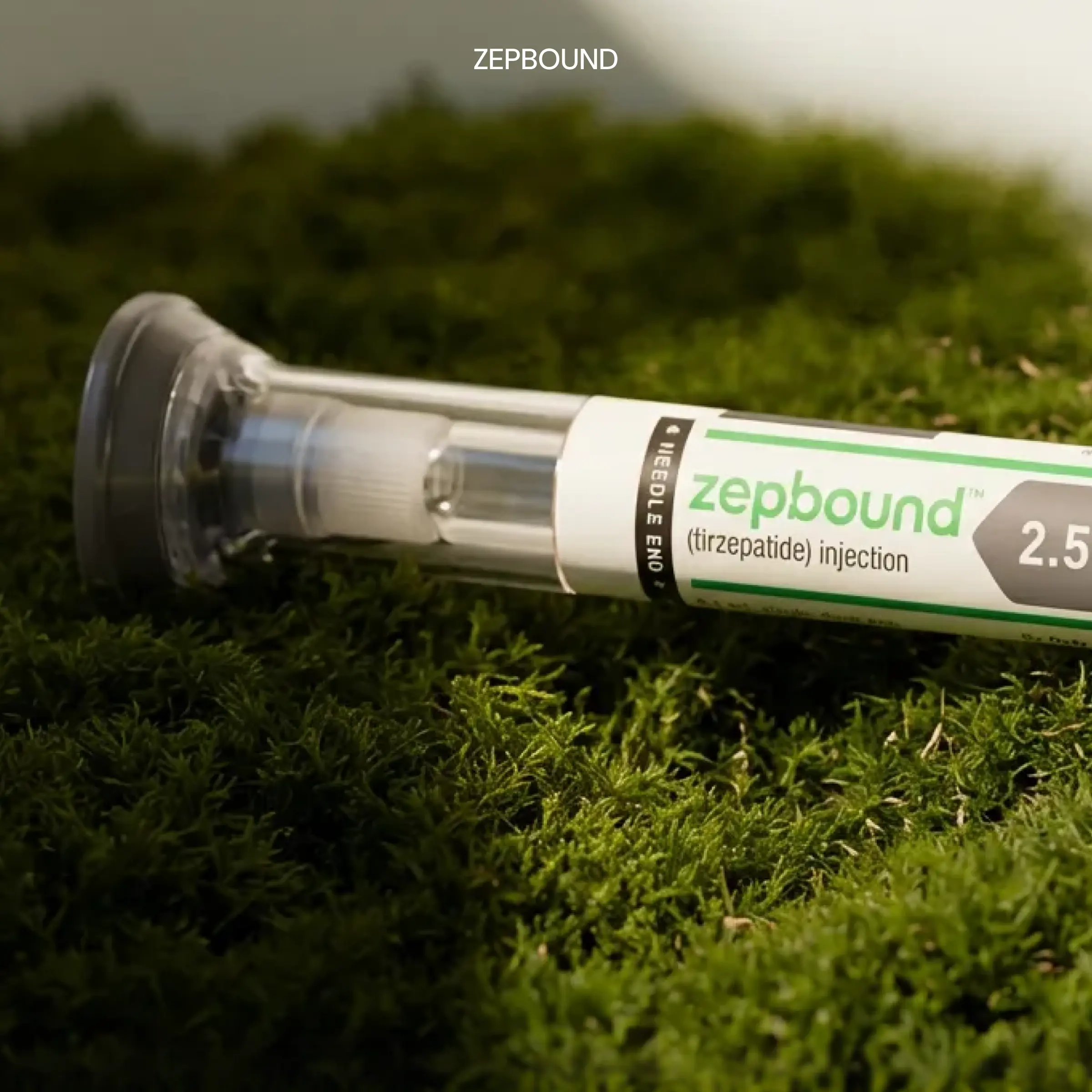 Close-up of Zepbound tirzepatide injection pen