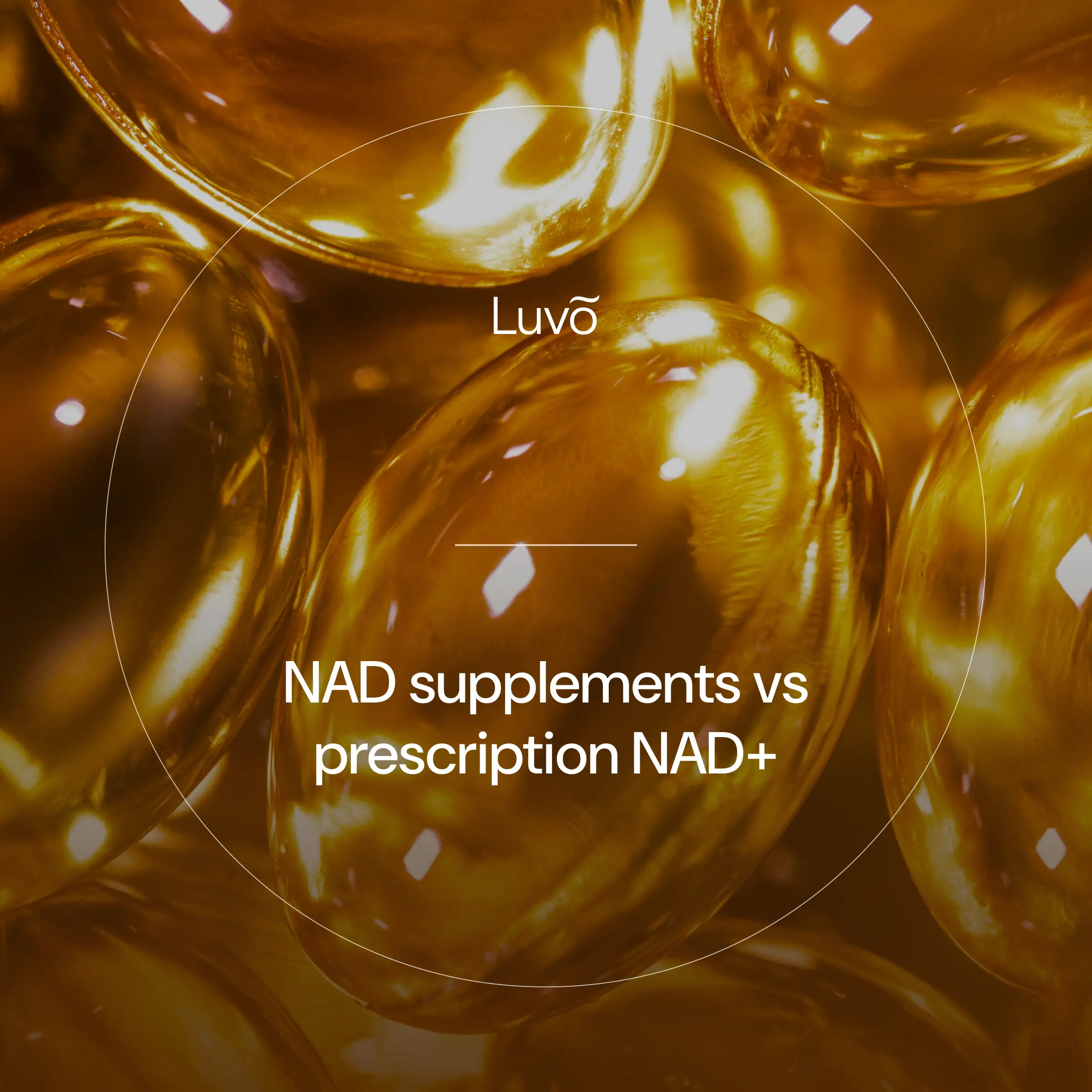 NAD supplements vs prescription NAD+