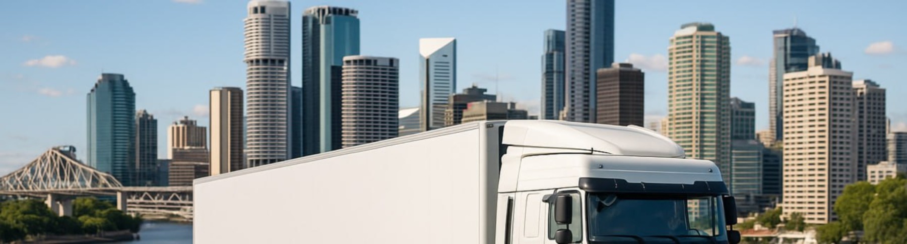 interstate moving truck in Brisbane handling long-distance furniture relocation