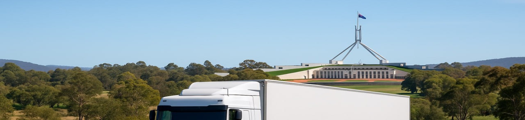 long-distance moving truck in Brisbane ready for interstate delivery