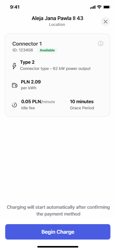 Screen showing first step in process of creating new formula.