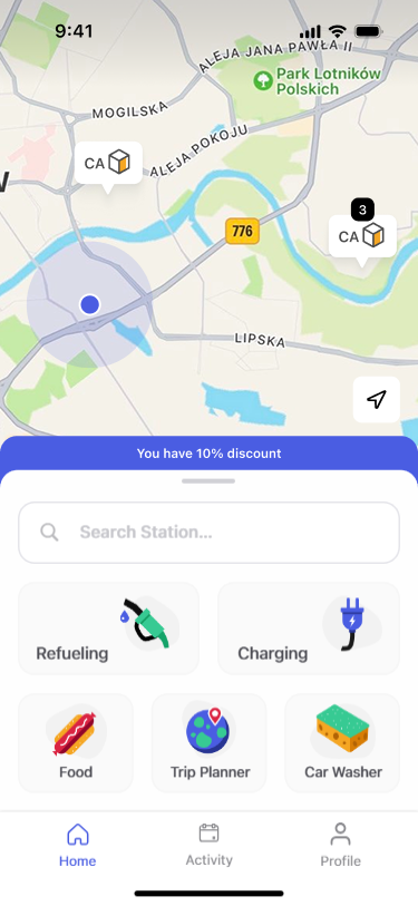 Screen showing first step in process of creating new formula.