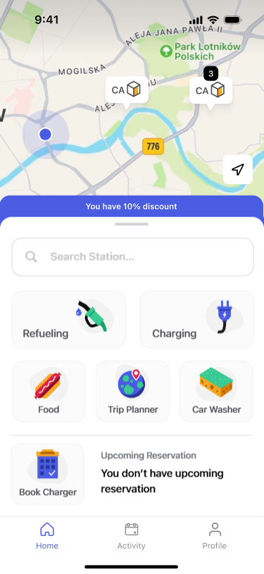 Screen showing first step in process of creating new formula.