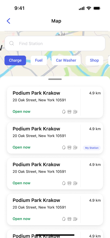 Screen showing first step in process of creating new formula.