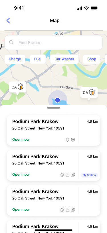 Screen showing first step in process of creating new formula.