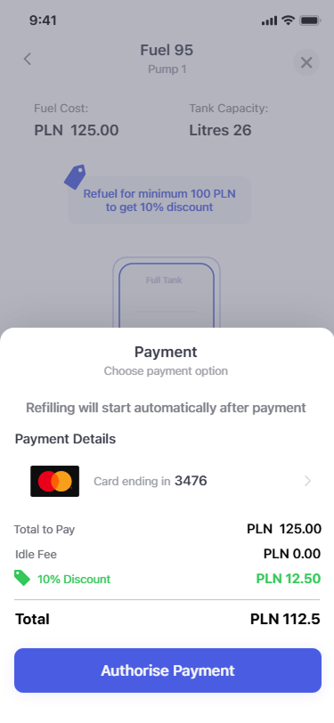 Screen showing first step in process of creating new formula.