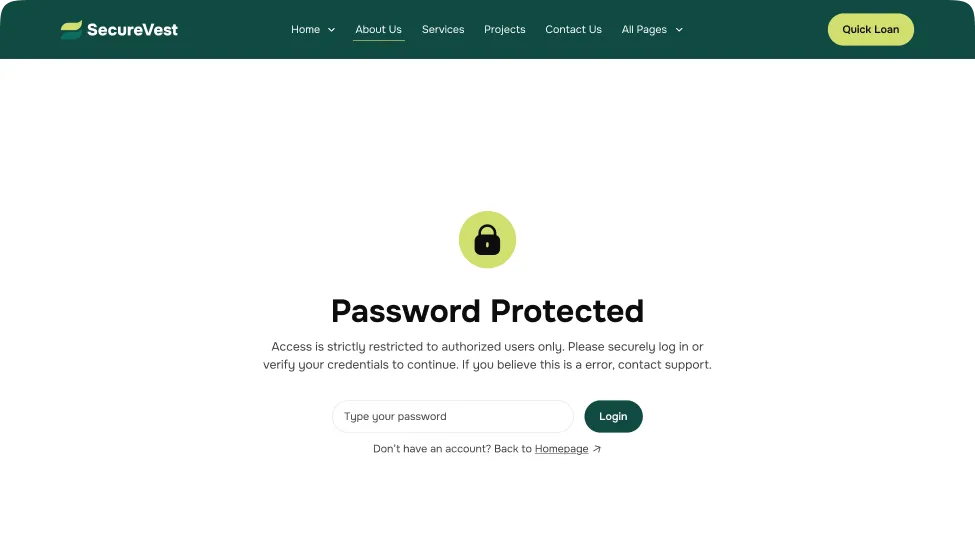 Password Protected