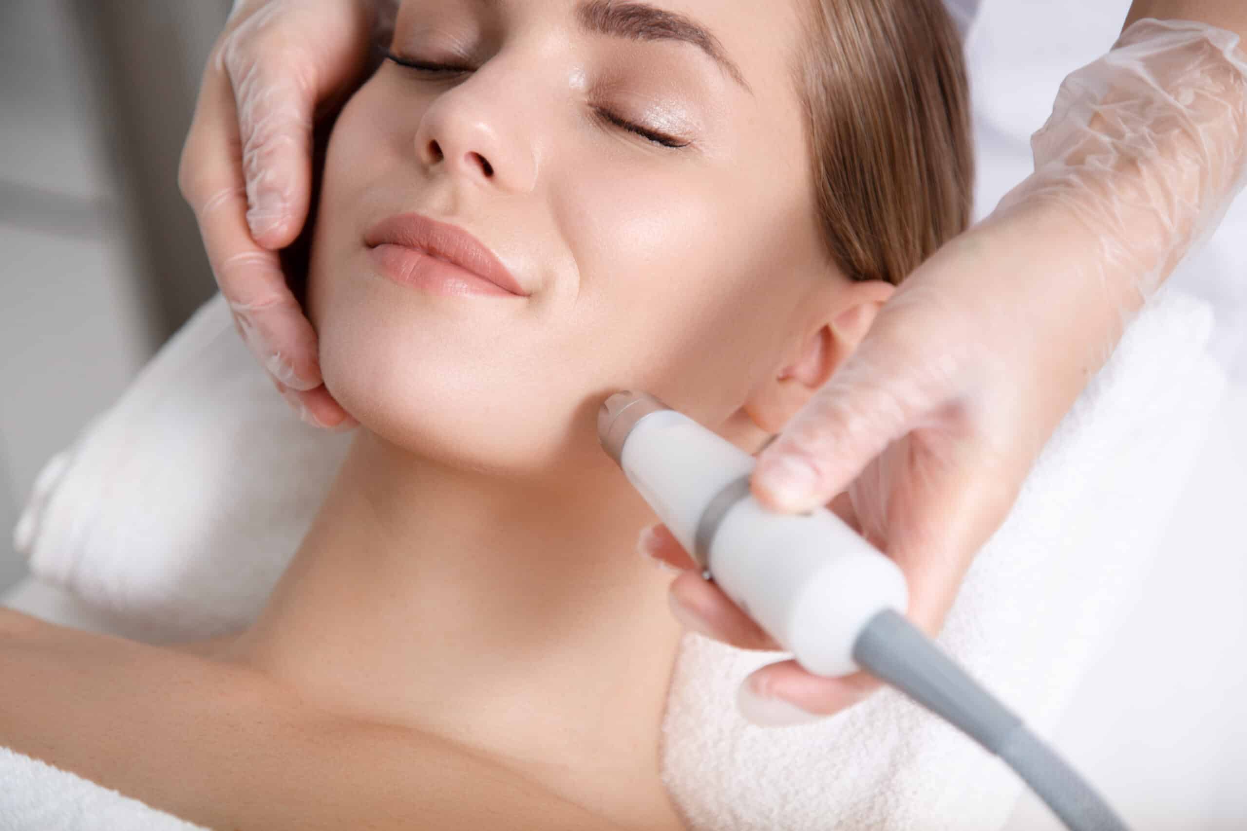 CO₂RE laser skin resurfacing treatment at a medspa in Greenwood, Colorado.