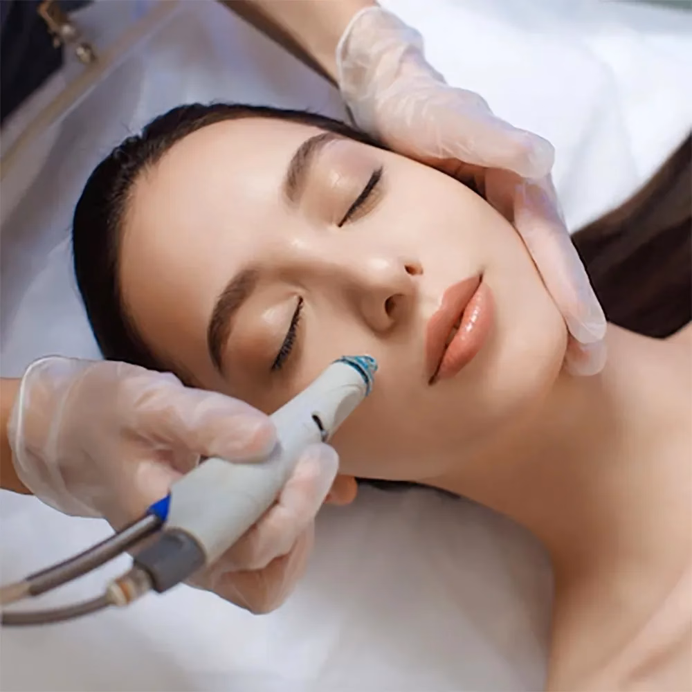 Hydrafacial-R skin rejuvenation treatment at a medspa in Greenwood, Colorado.